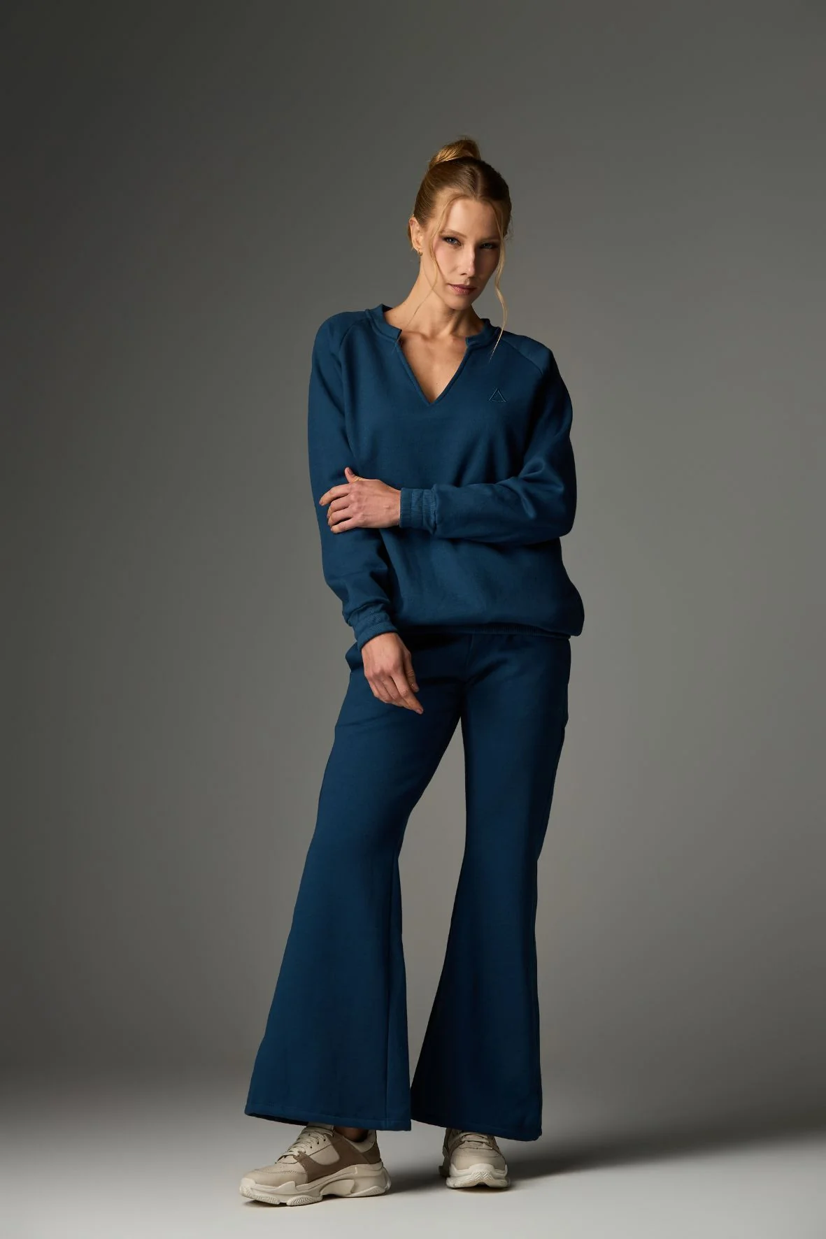 Calça Moletom Straight Flare Poseidon