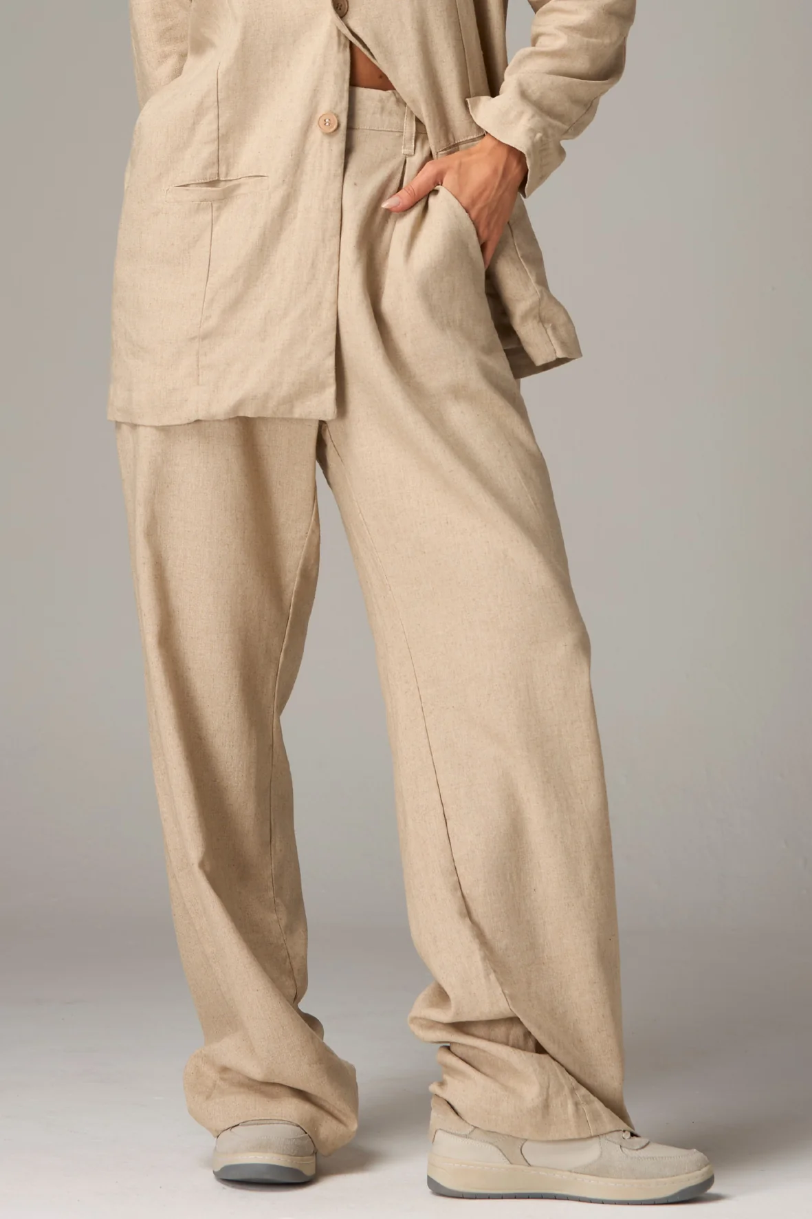 Calça Wide Pants Linho Crude - Image 3