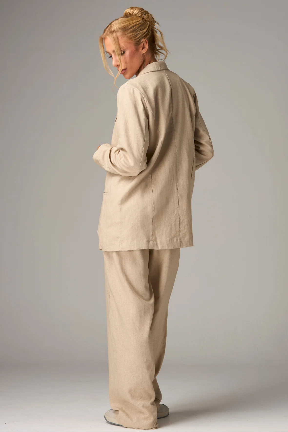 Calça Wide Pants Linho Crude - Image 4