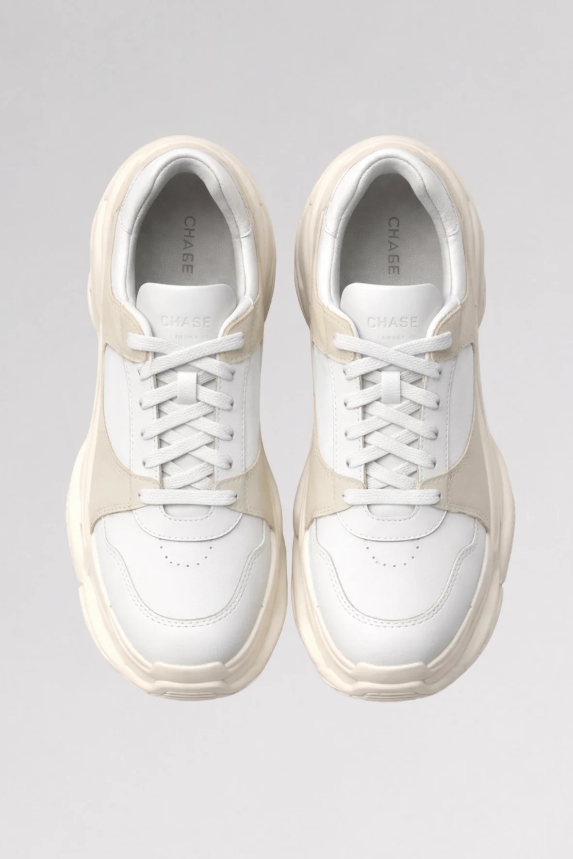 Chase Sneakers High White Gray - Image 3