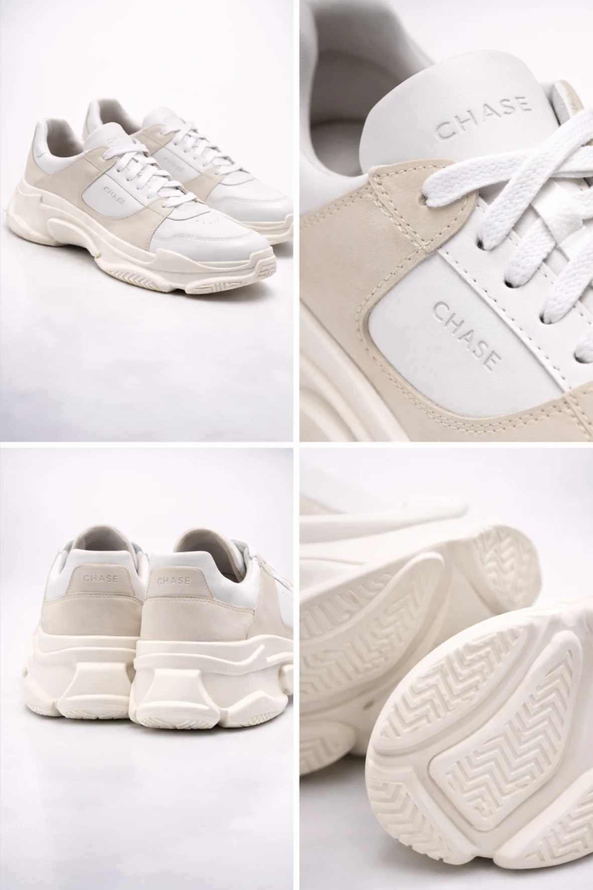 Chase Sneakers High White Gray - Image 5