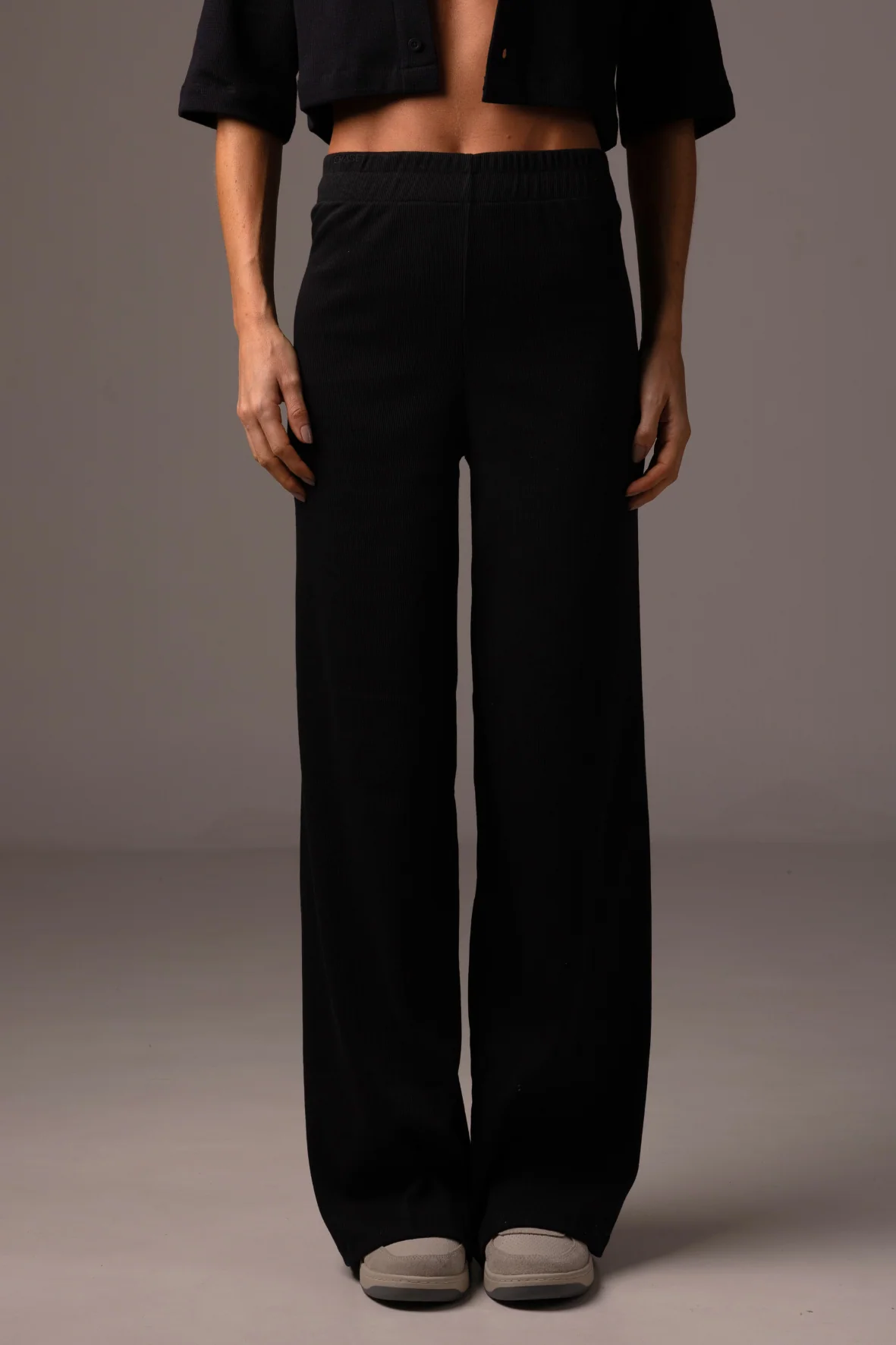 Hight Waist Wide Leg Black - Image 3