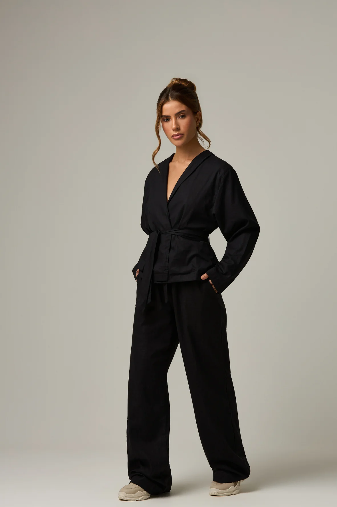 Kimono Linho Black - Image 4