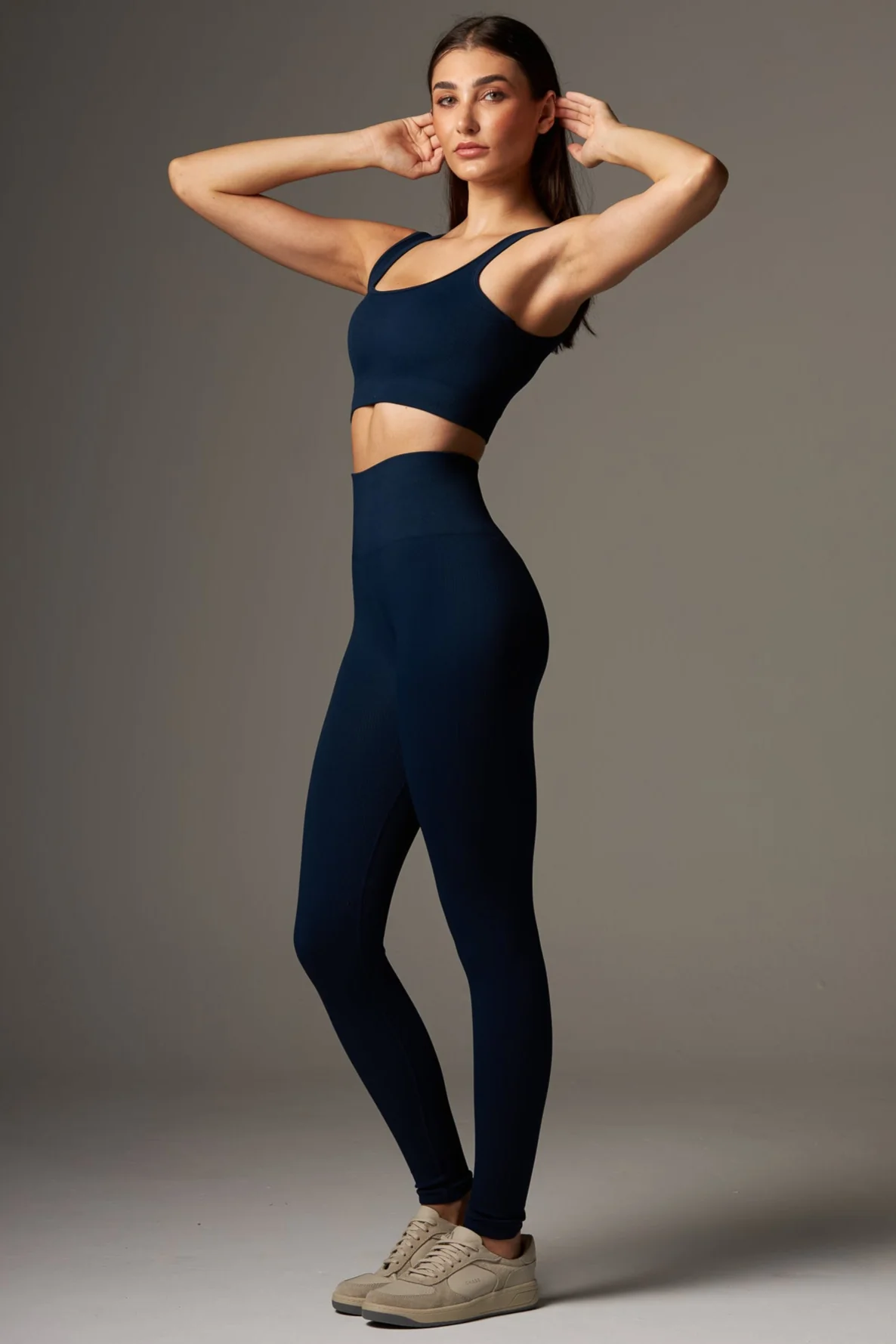 Legging Outsider Seamless Azul Marinho - Image 3