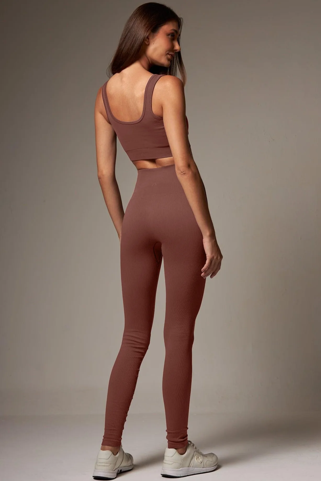 Legging Outsider Seamless Middle Brown - Image 3