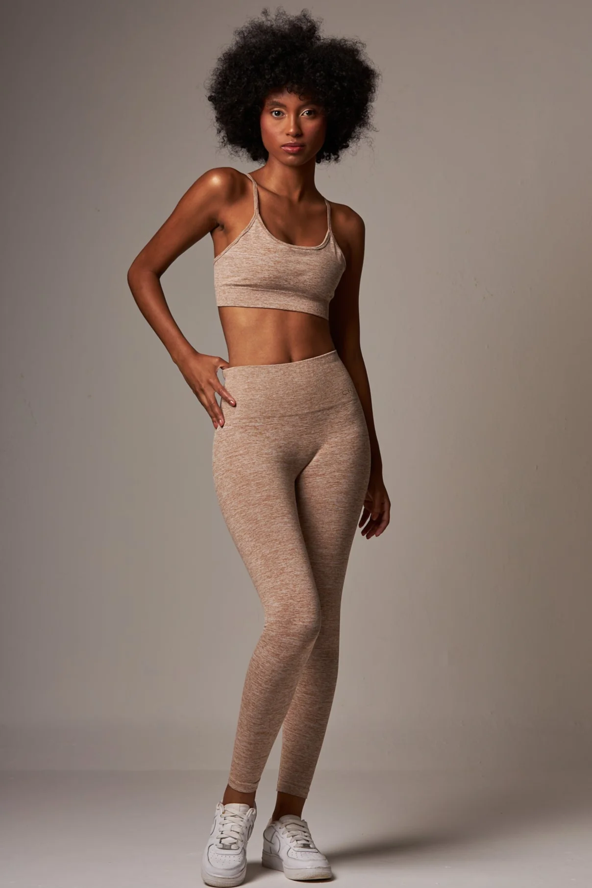 Legging Print Seamless Cinnamon Caramel