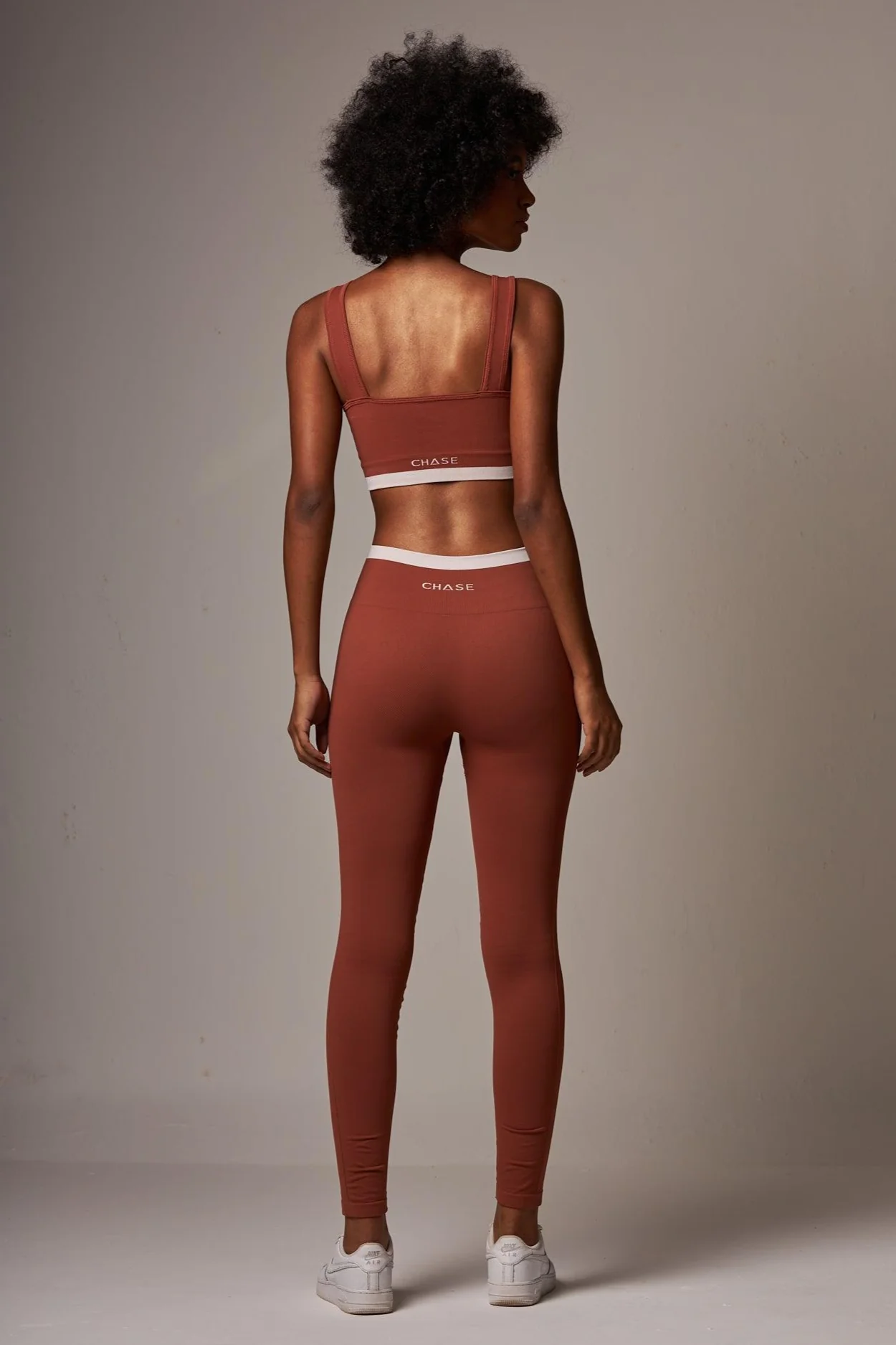 Legging Stripe Seamless Red Oak - Image 2