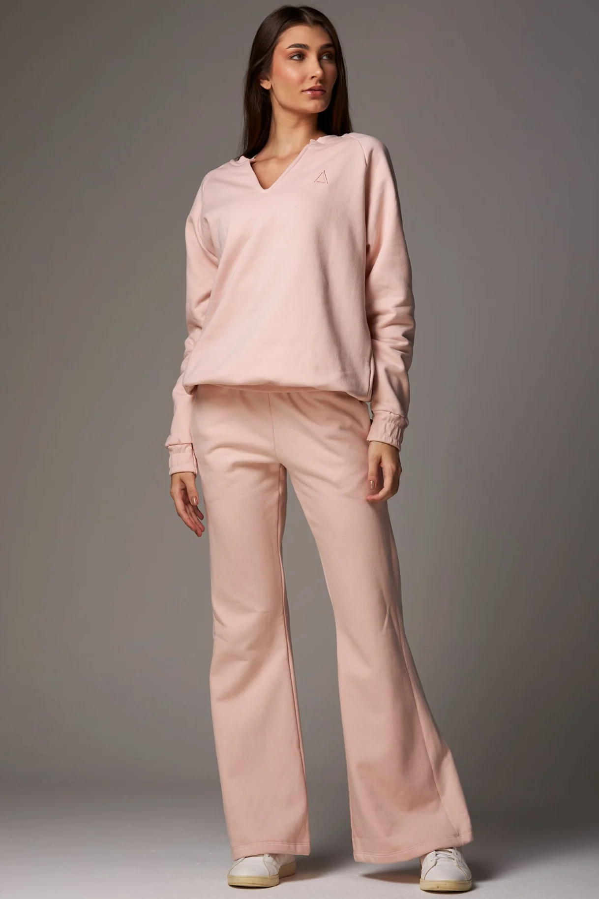 Calça Moletom Straight Flare Light Pink - Image 2