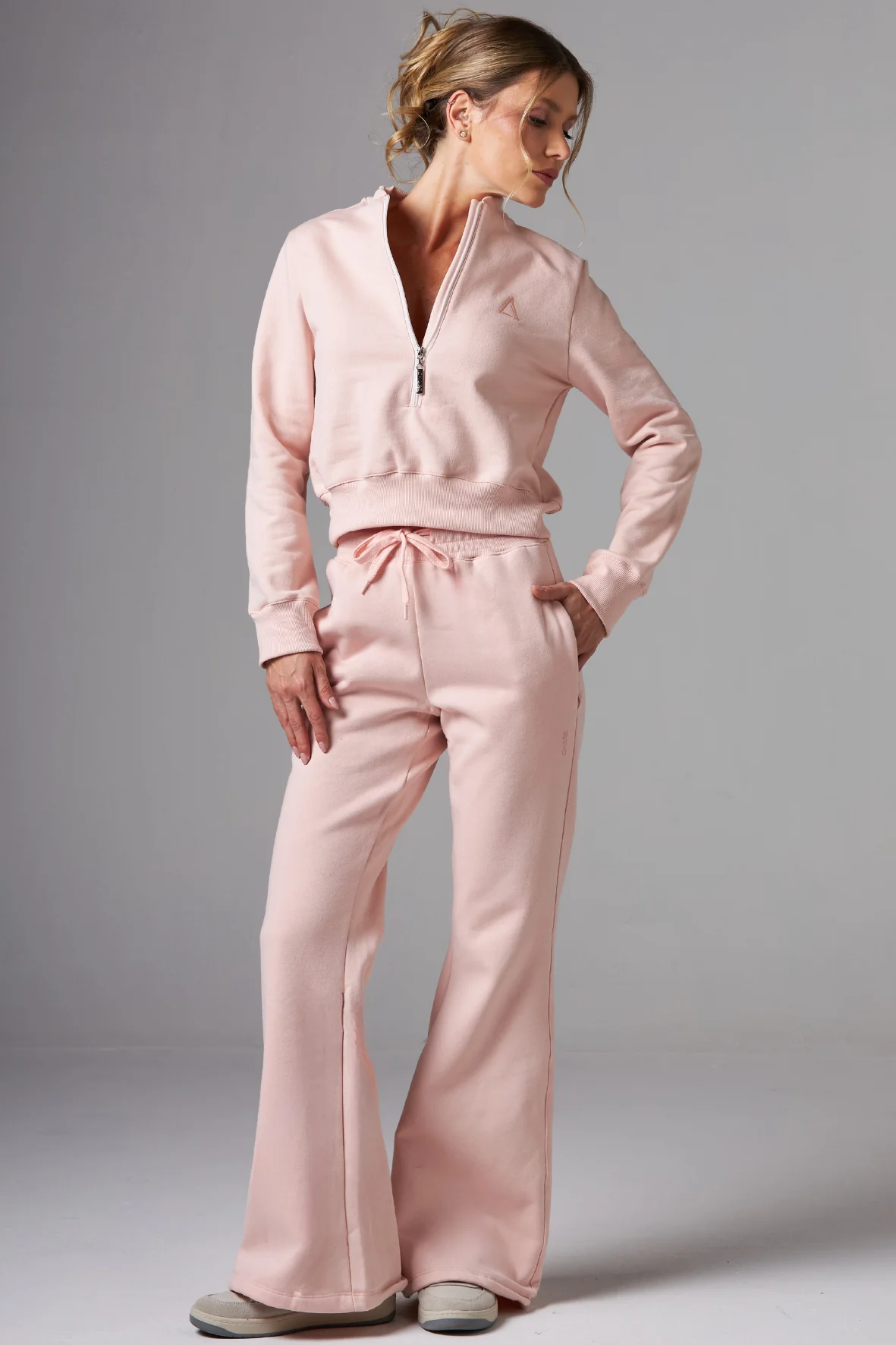 Casaco Moletom Zip Light Pink - Image 2