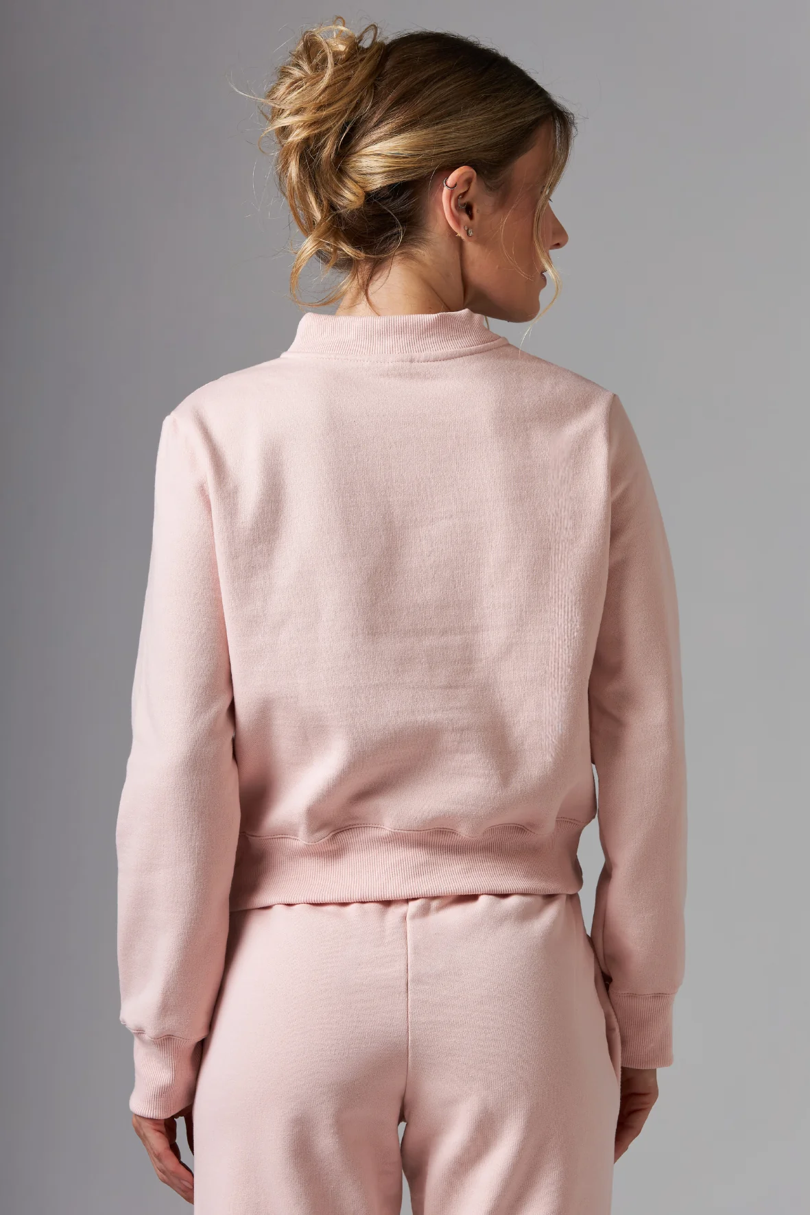 Casaco Moletom Zip Light Pink - Image 4