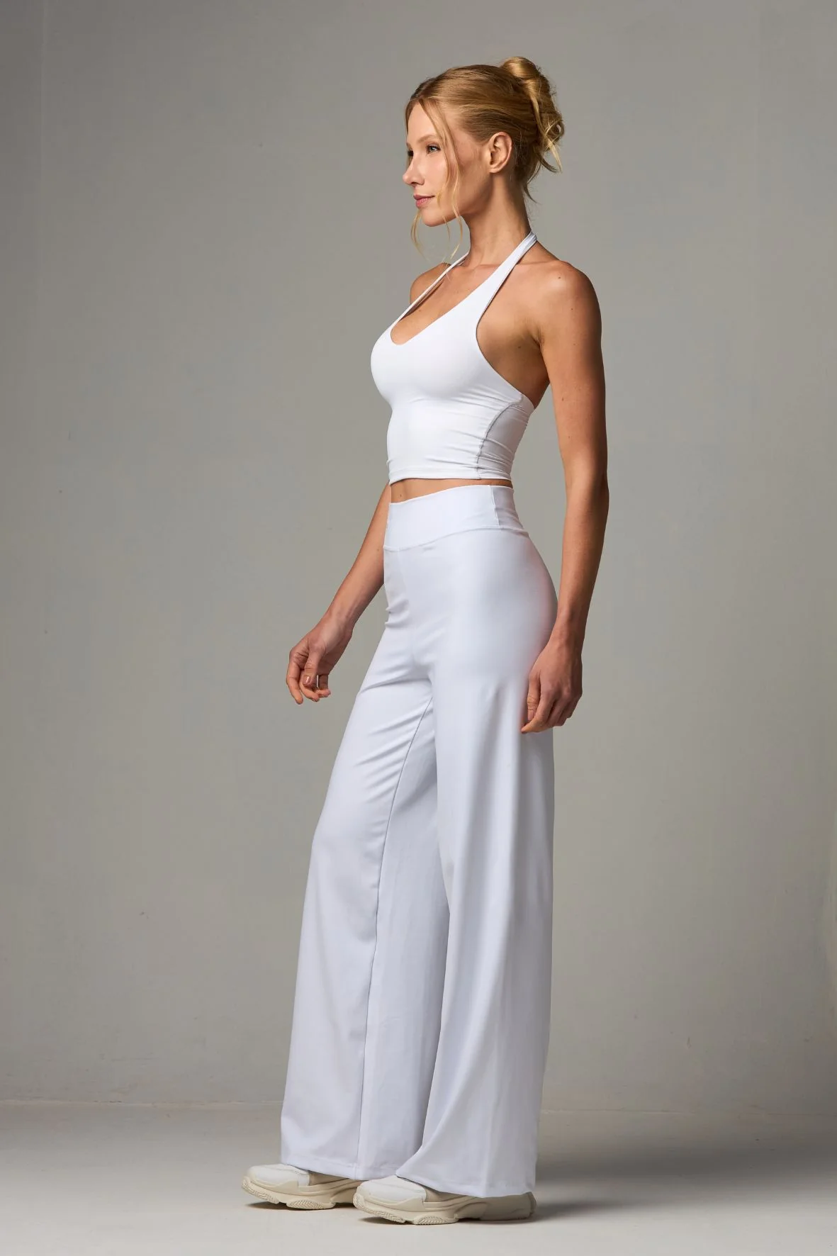 Pants Wide Tailor White - Image 3