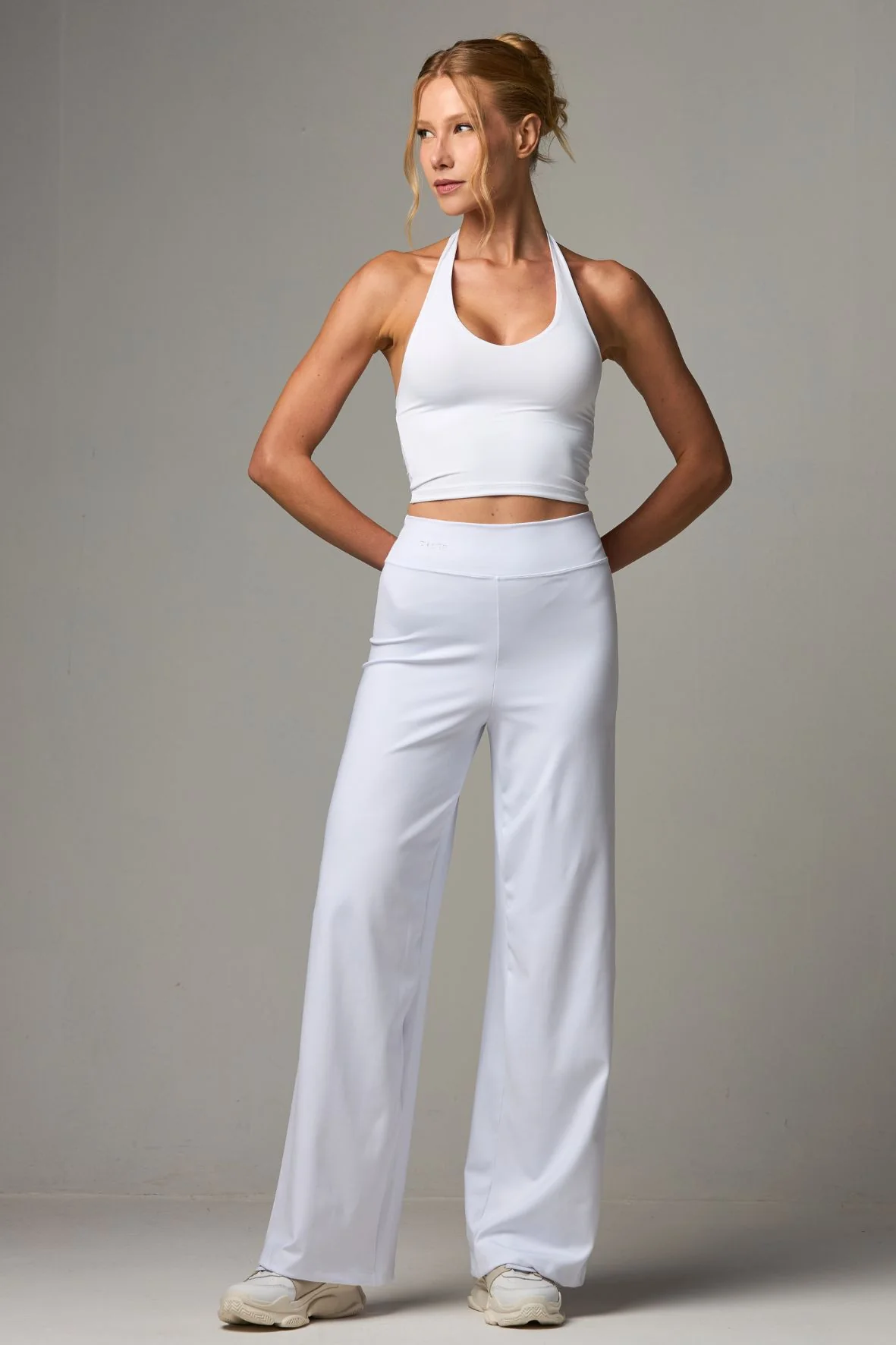 Pants Wide Tailor White - Image 5
