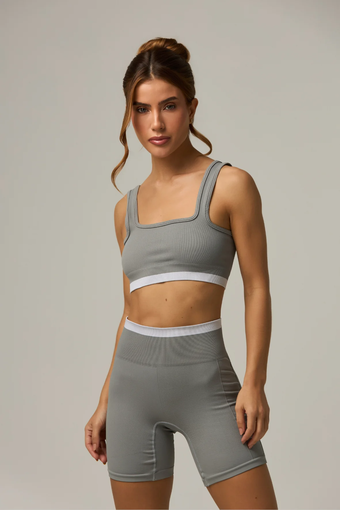 Top Stripe Seamless Dark Grey - Image 2
