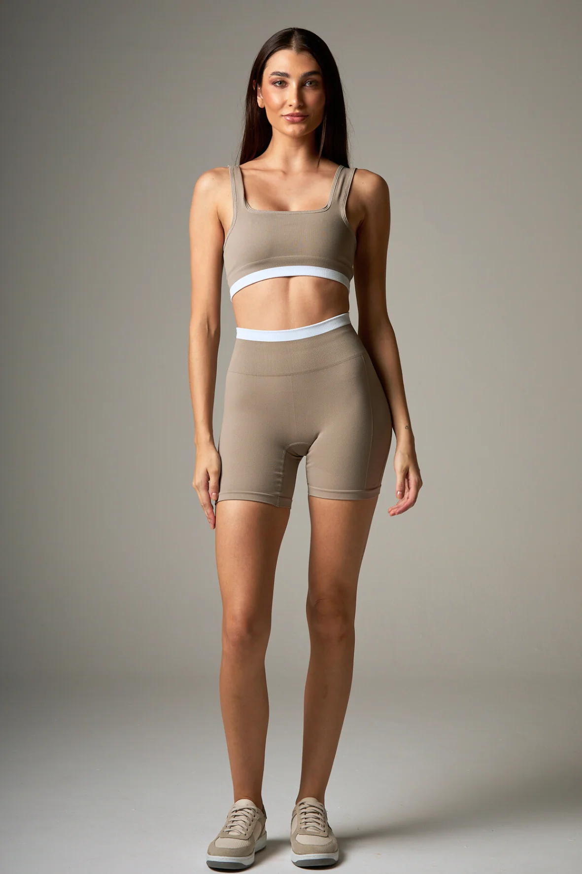 Short Stripe Seamless Grey - Image 3