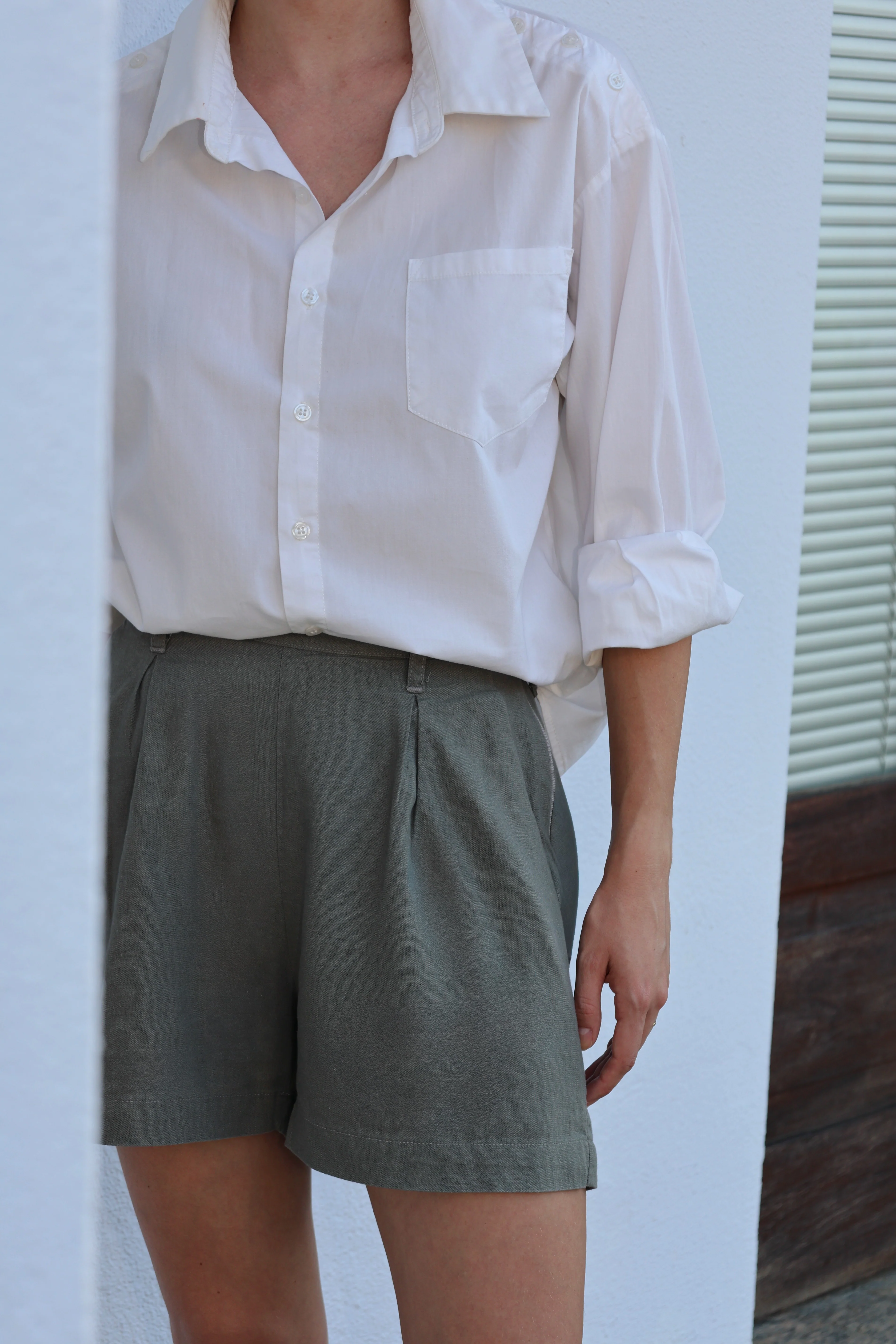 Shorts Wide Linho Rattan - Image 3