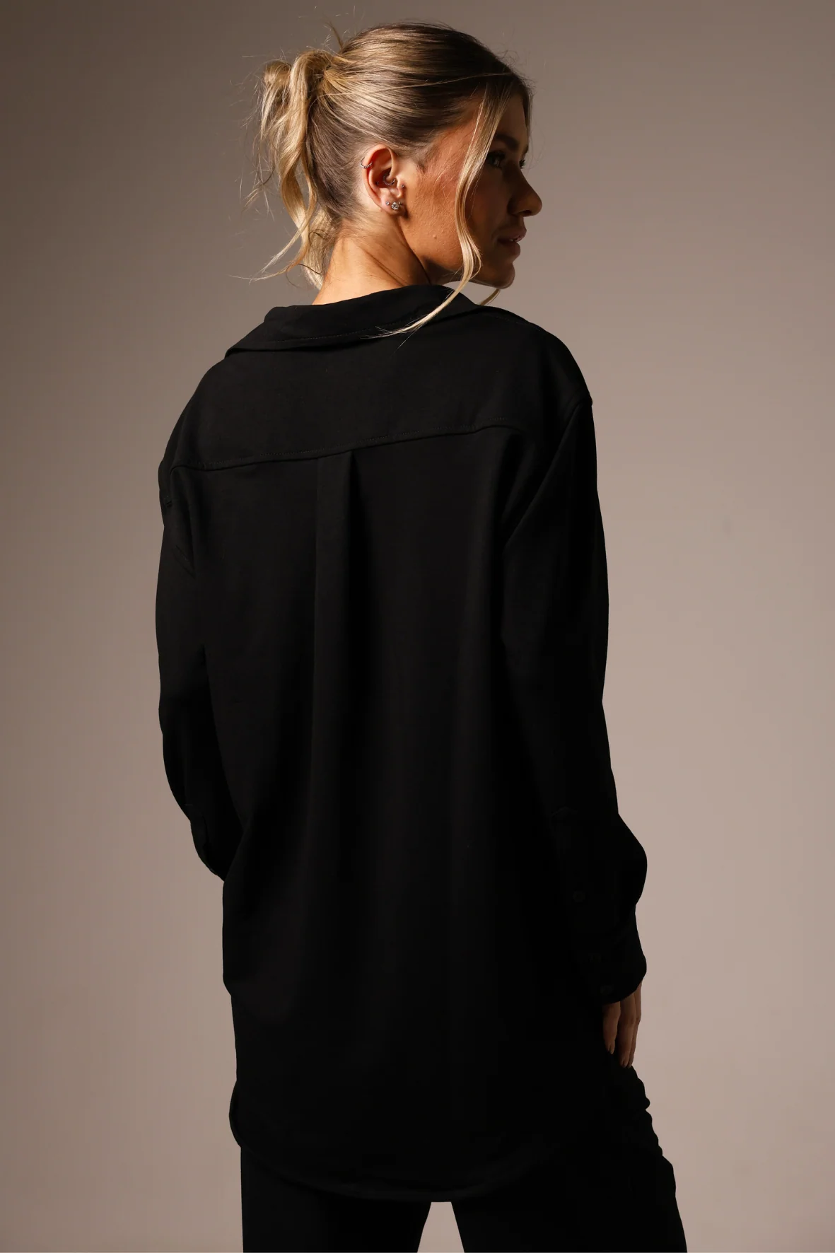 Sweatshirt Boyfriend Black - Image 4