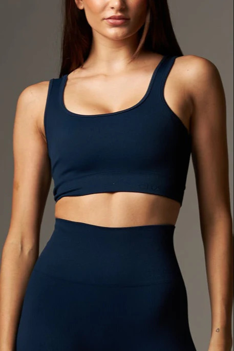 Top Outsider Seamless Azul Marinho - Image 2