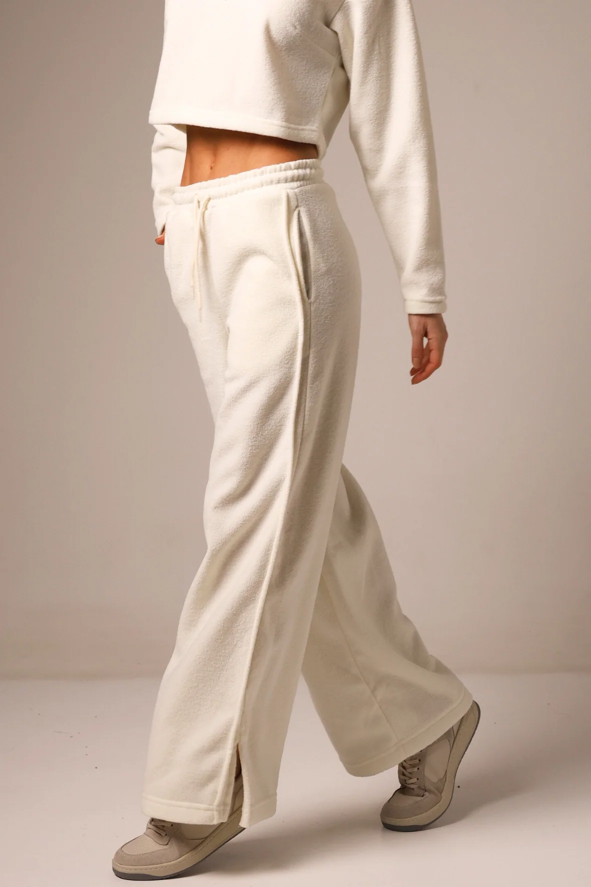 Wide Leg Boucle White - Image 3