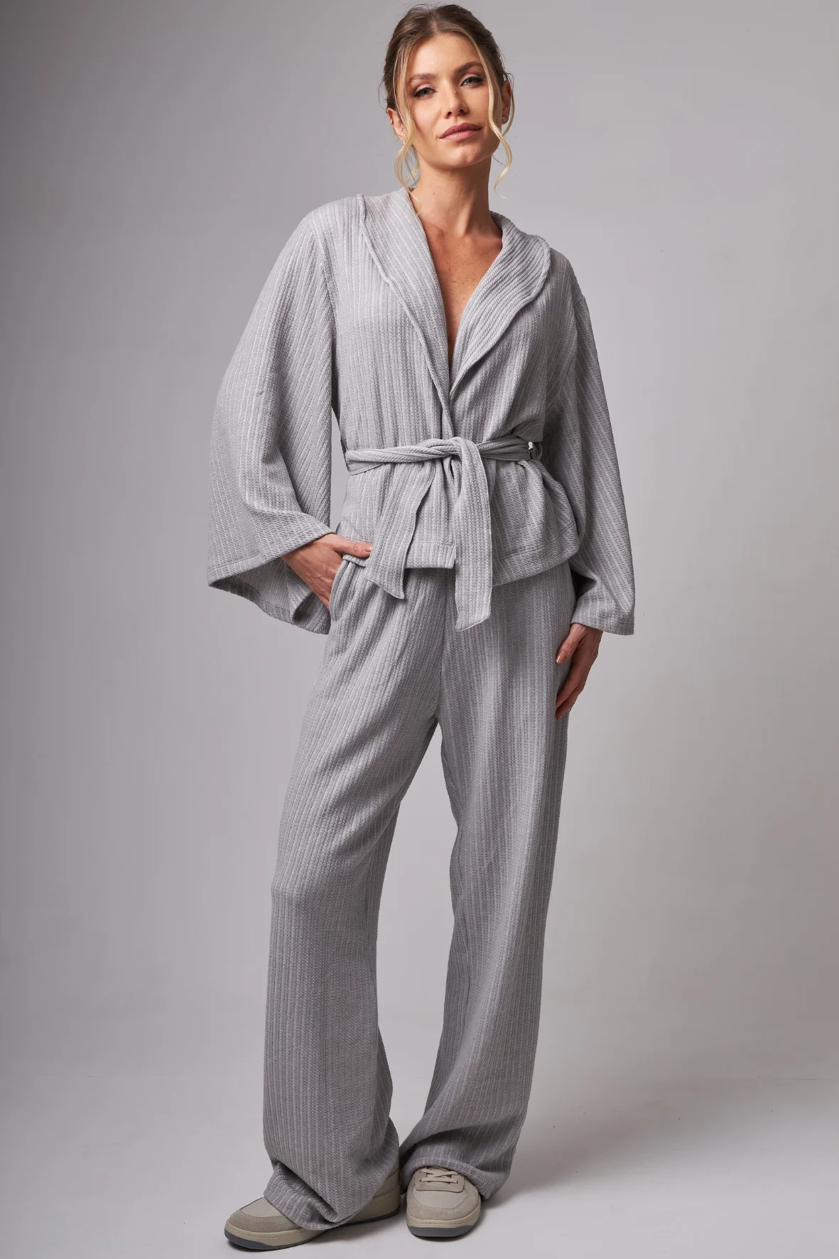 Wide Leg Light Tricot Grey - Image 2