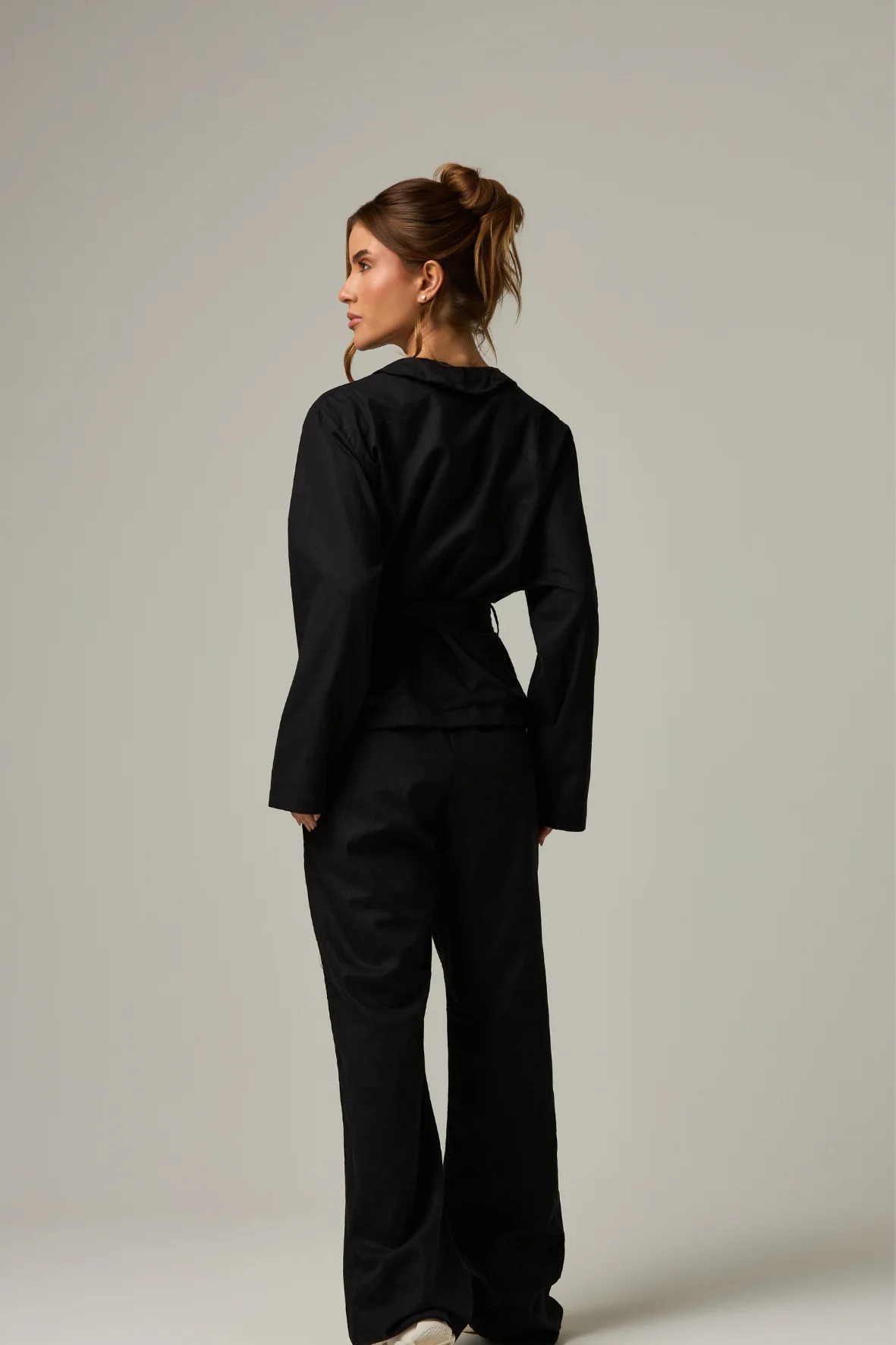 Wide leg Linho Black - Image 4