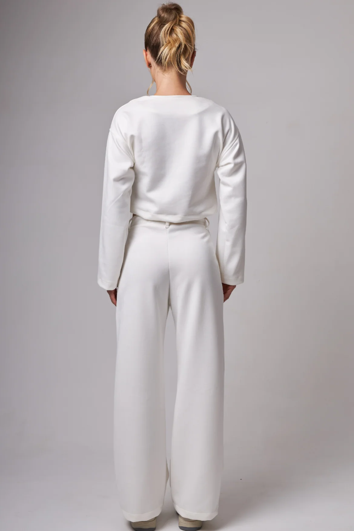 Wide Pants Traveler White - Image 3